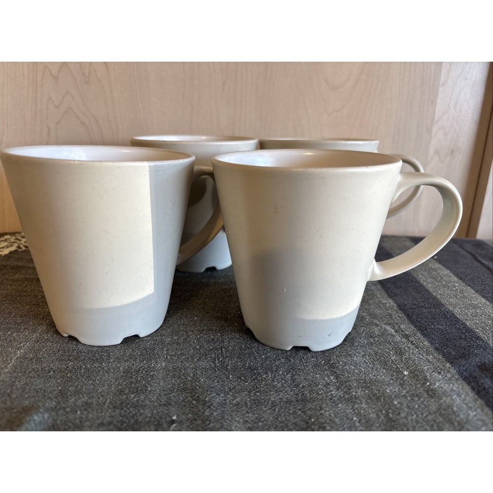 Set of Four (4) Ikea of Sweden Made In Thailand Stoneware Mug Coffee Tea #10866‎